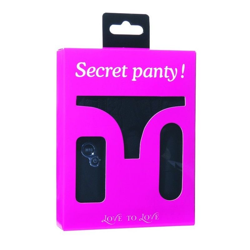 Secret Panty Tanga Vibrador Control Remoto