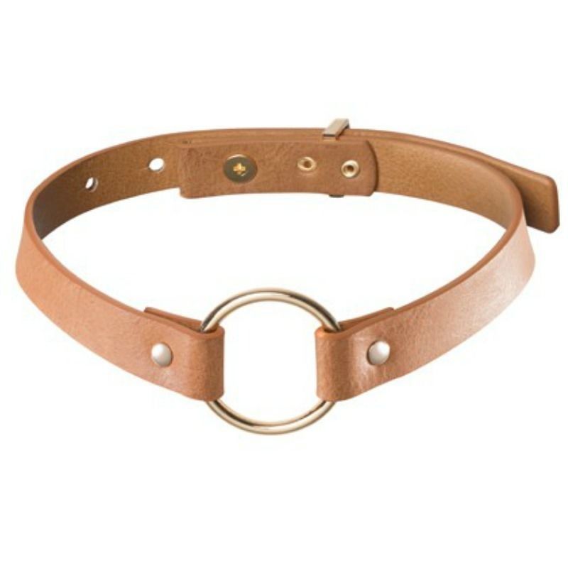 MAZE Collar Choker Marrón