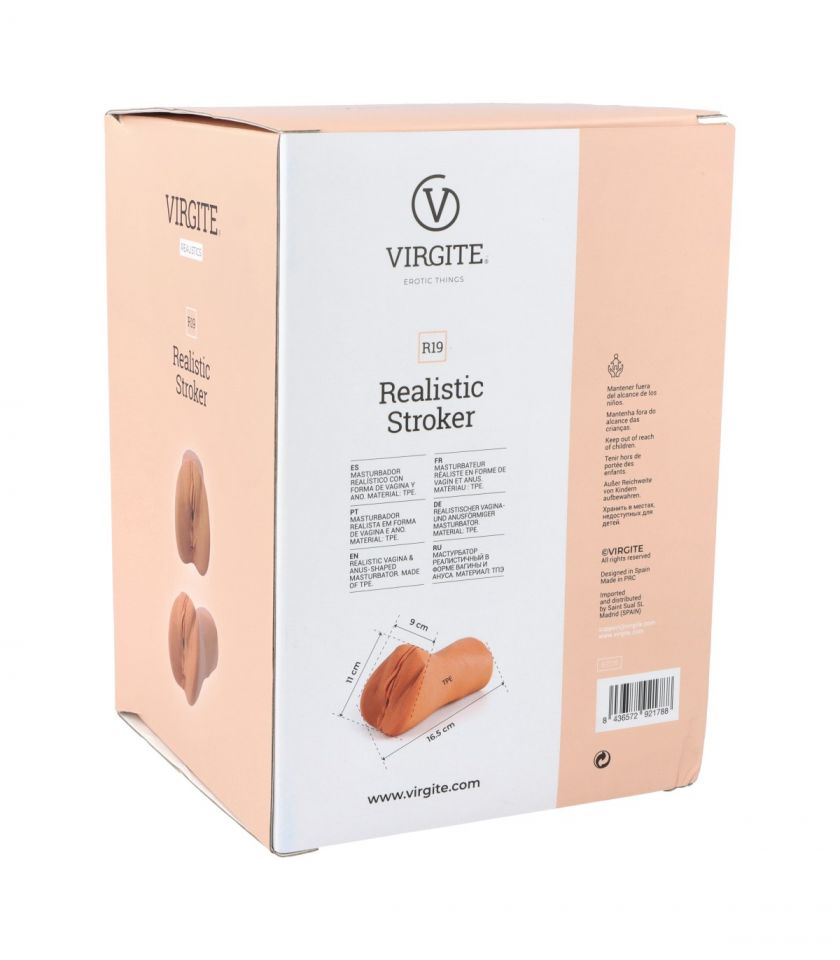 Masturbador vagina y ano realista flesh VIRGITE R19