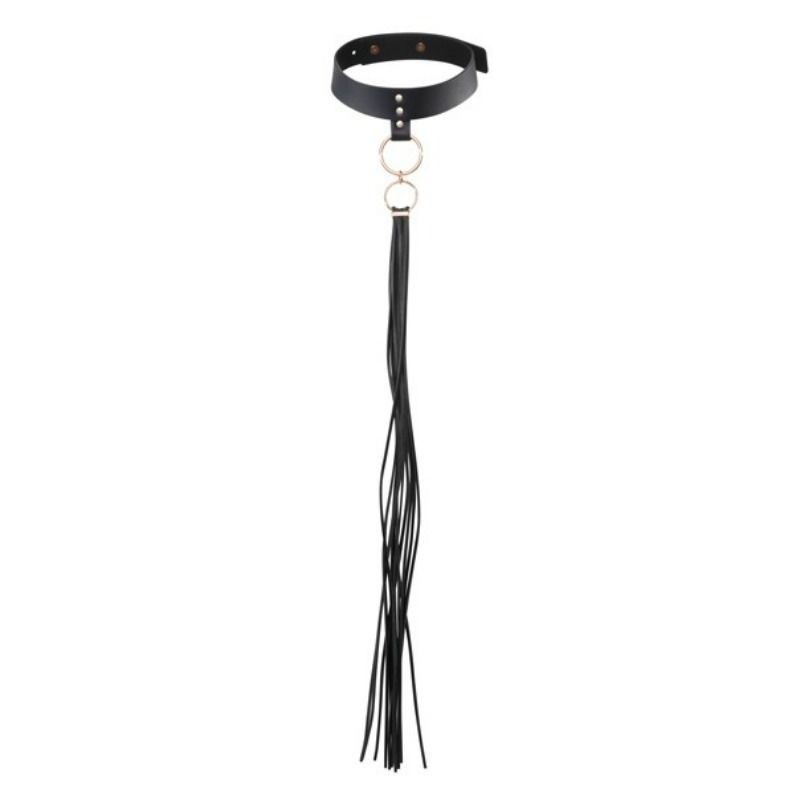 MAZE Collar de Flecos Negro