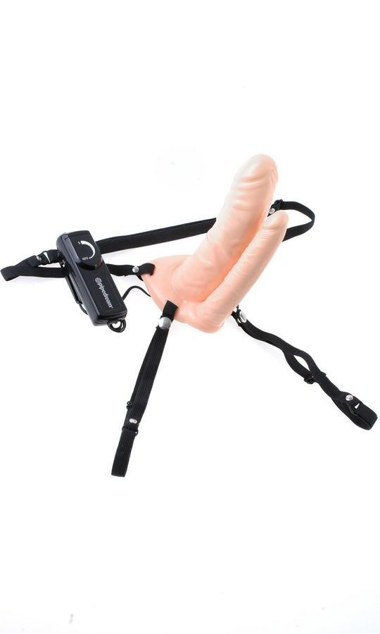 Arnés Vibrador Doble Hueco PIPEDREAM