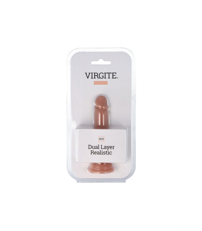Dildo realista silicona líquida 13 cm VIRGITE R35