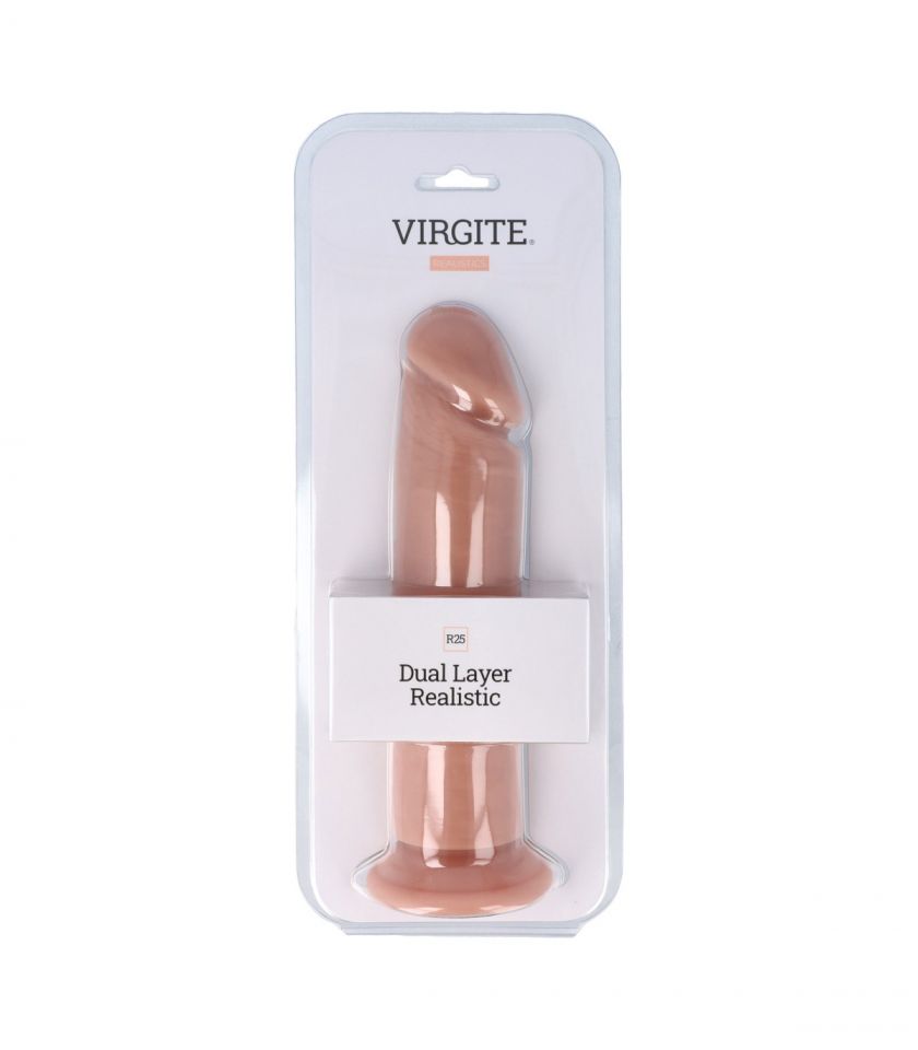 Dildo realista silicona líquida 23,5 cm VIRGITE R25