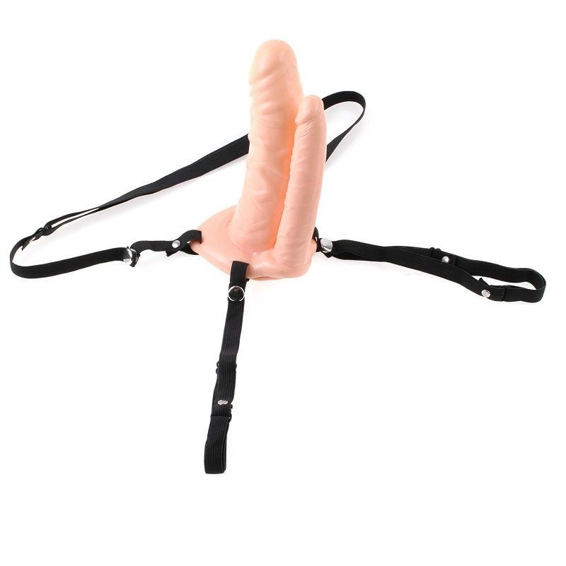 Arnés Vibrador Doble Hueco PIPEDREAM