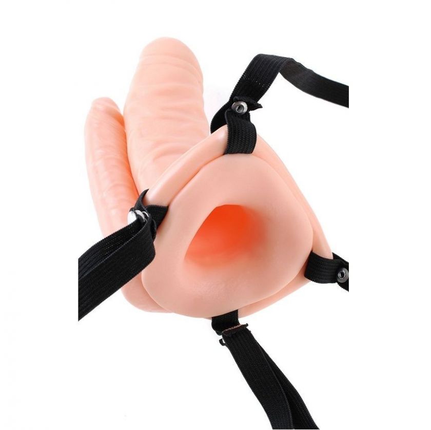 Arnés Vibrador Doble Hueco PIPEDREAM