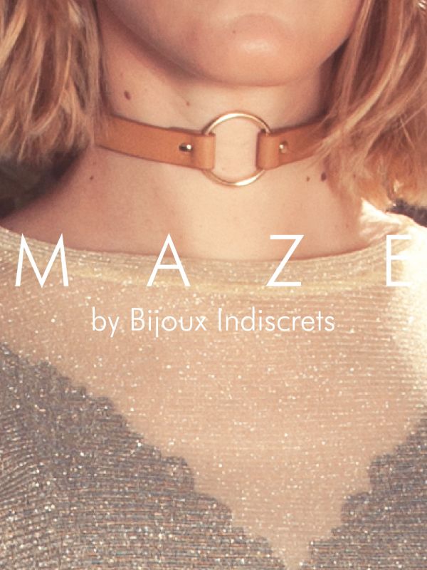 MAZE Collar Choker Marrón