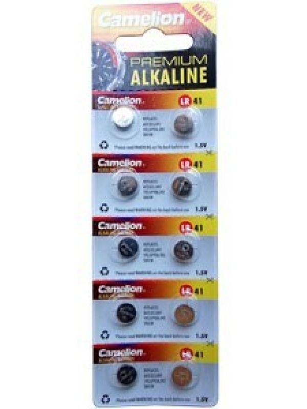 Pack 10 pilas AG3/LR41 1.5V