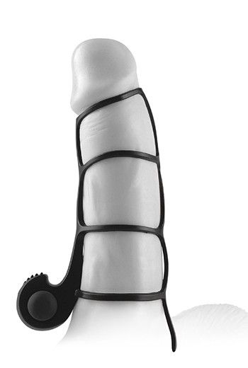 Funda pene texturizada con vibración