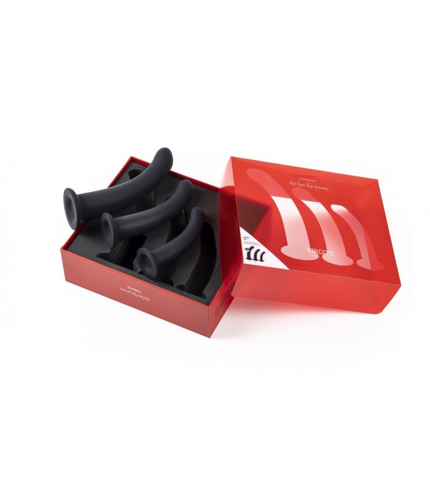 Set de tres dildos de silicona S/M/L VIRGITE