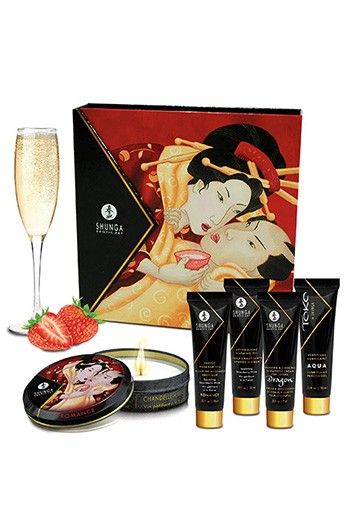 Kit Secretos de Geisha Fresas-Champagne