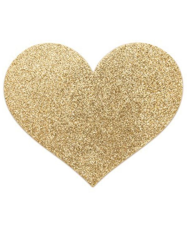 Pezoneras Flash – Corazón Oro BIJOUX Indiscrets