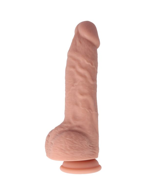 Dildo realista con testículos silicona líquida 23,5 cm VIRGITE R29