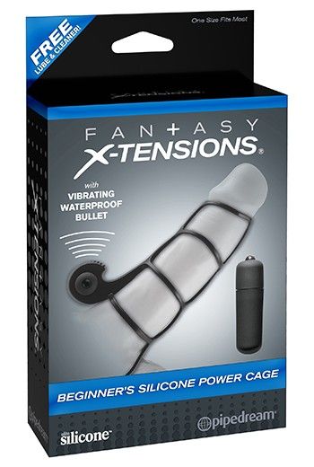Funda pene texturizada con vibración