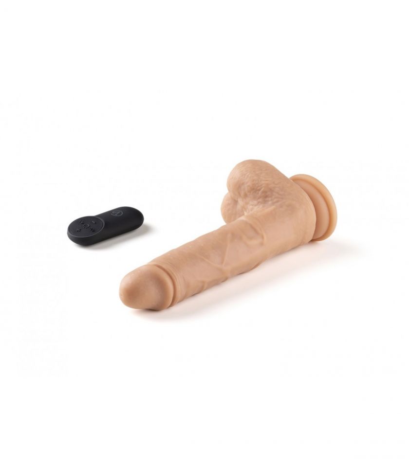 Vibrador realista SUBE Y BAJA control remoto 20 cm VIRGITE R13