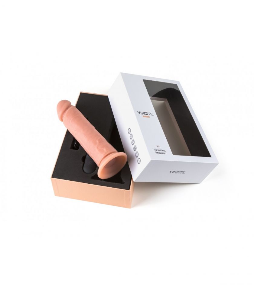 Vibrador realista control remoto 21 cm VIRGITE R2