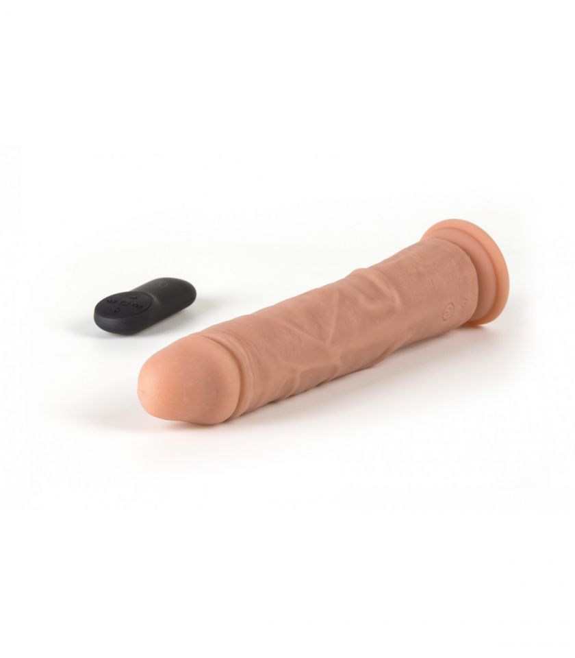 Vibrador realista ROTACIÓN 360 control remoto 21 cm VIRGITE R8