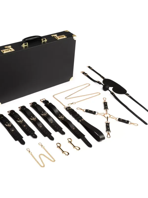 BEDROOM – MALETA BONDAGE 13 PIEZAS EN PIEL
