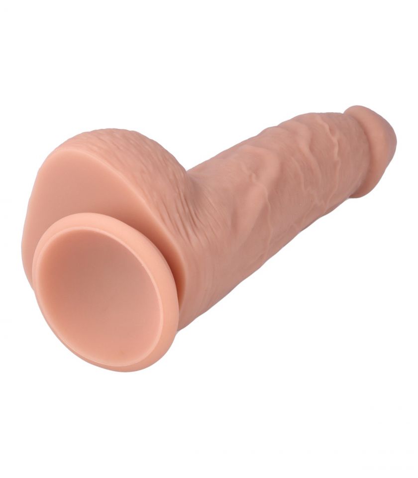 Dildo realista con testículos silicona líquida 23,5 cm VIRGITE R29