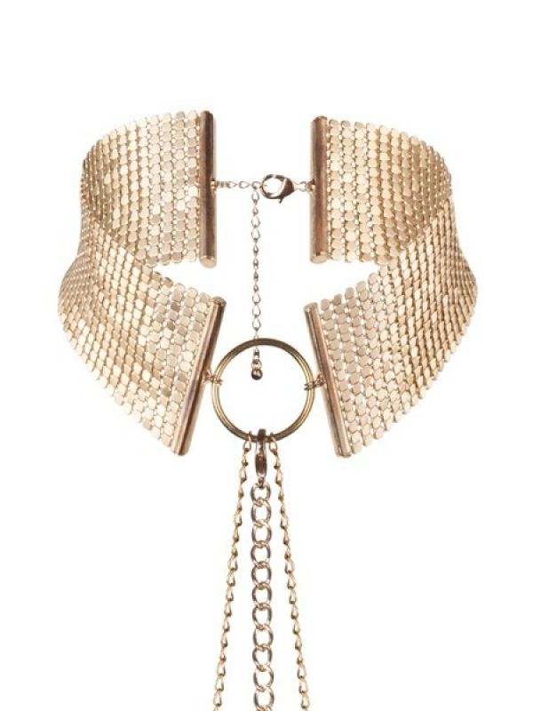 Collar metálico dorado Désir Métallique