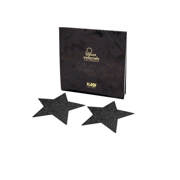 Pezoneras Flash - Estrella Negra BIJOUX Indiscrets