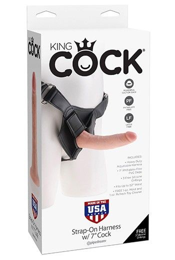 Arnés 7" KING COCK
