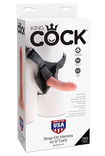 Arnés 6" KING COCK