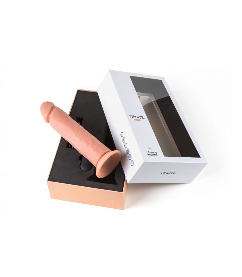 Vibrador realista control remoto 24,5 cm VIRGITE R3